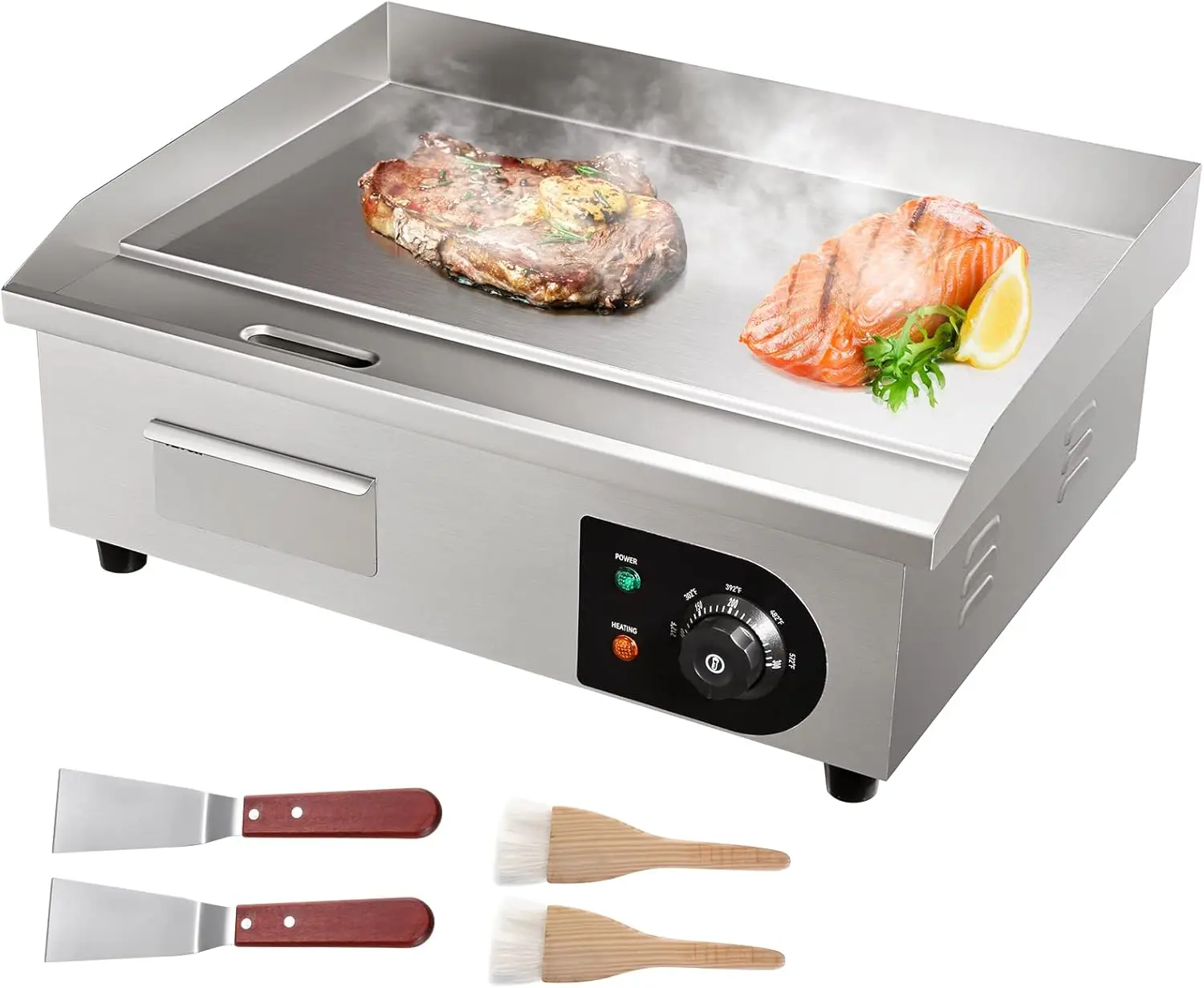 Electric Griddle Flat Top - Nordic Commerciële 22