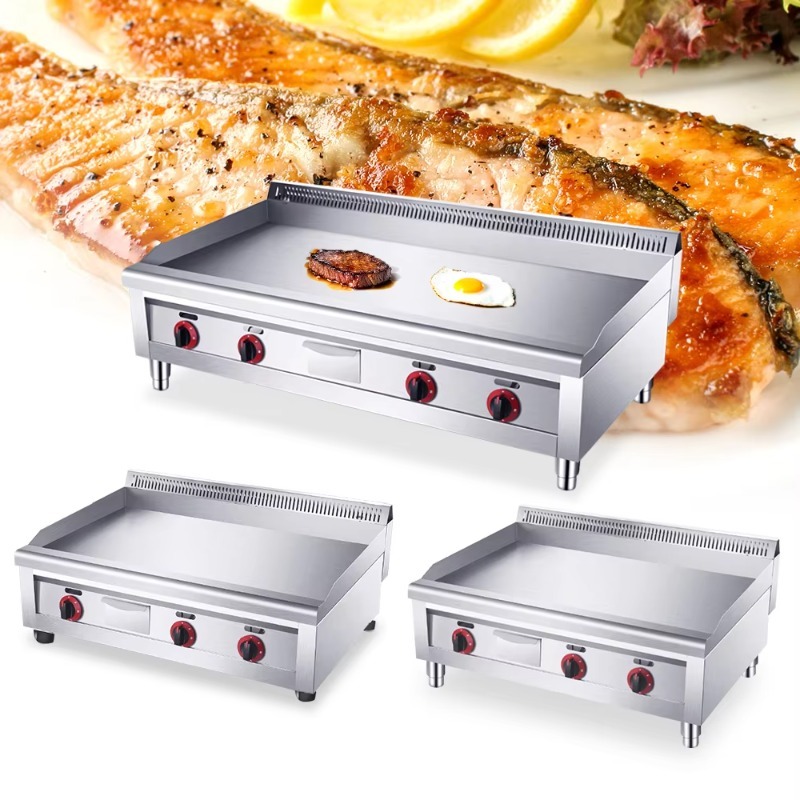 Electric Griddle Flat Top - 16mm Professionele Burgergrill voor horeca, elektrische