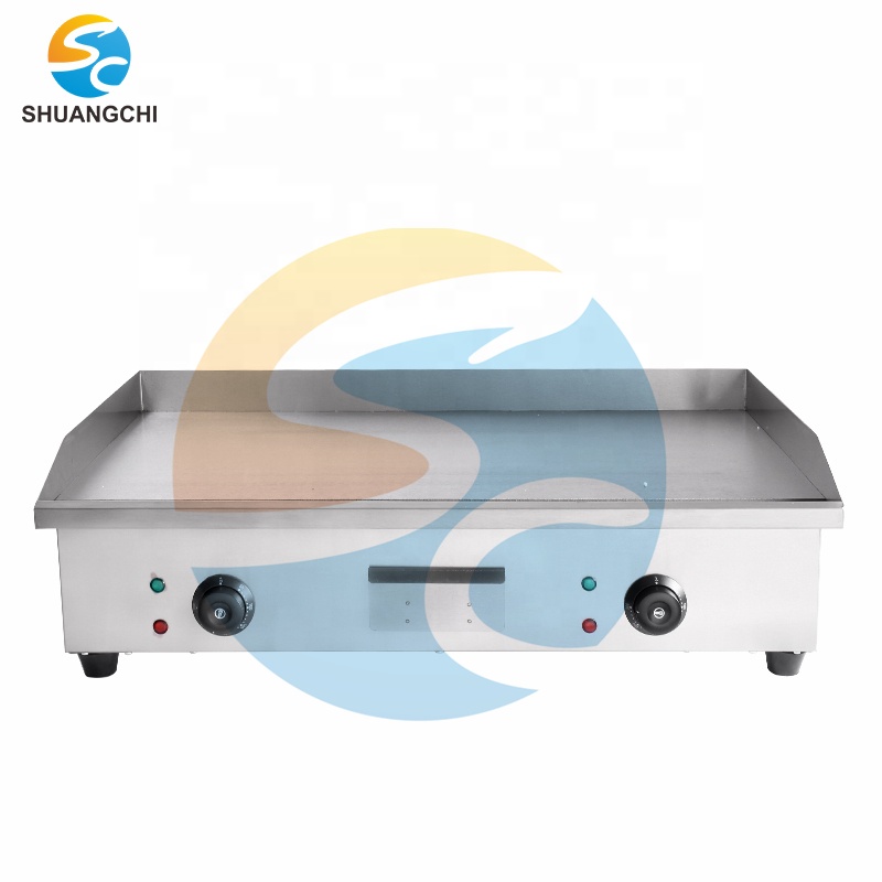Electric Griddle Flat Top - Shuangchi commerciële elektrische bakplaat platte top