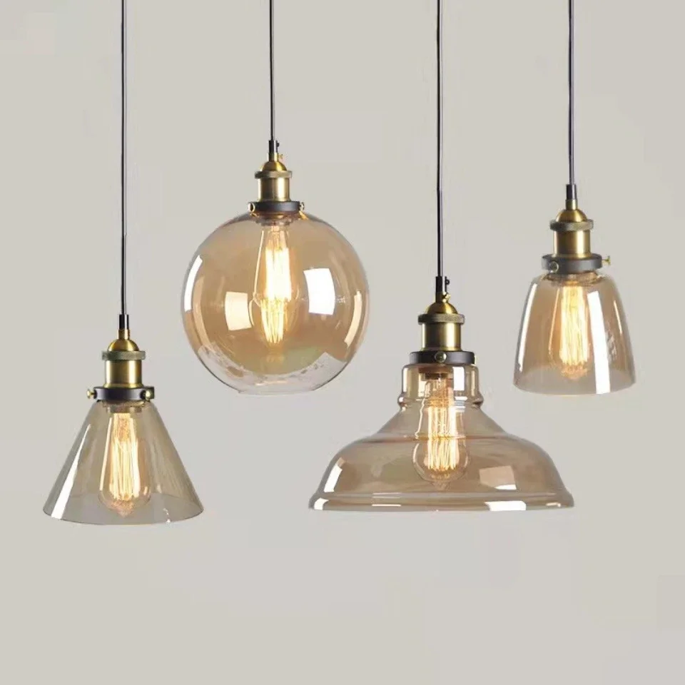 Commercial Kitchen Light - Nordic Retro Stijl Glazen Hanglamp Resturant