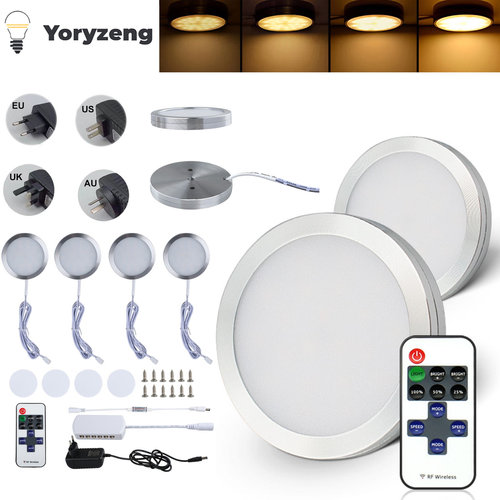 Commercial Kitchen Lighting - Onder kast LED-nachtverlichting Vitrine Kastlamp Afstandsbediening