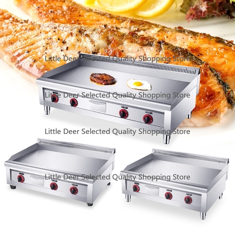Electric Griddle Flat Top - 16 mm commerciële restaurantkeukenapparatuur Burger bakplaat