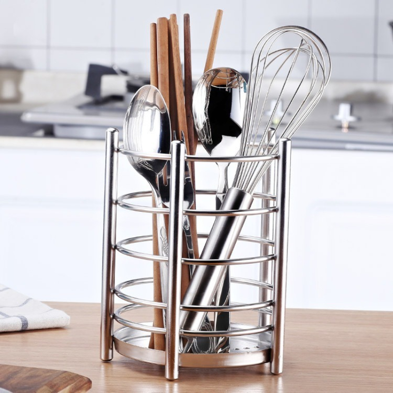 Commercial Kitchen Utensil Storage - Verdikte eetstokjeshouder, afvoerbaar opbergrek voor keukengerei,