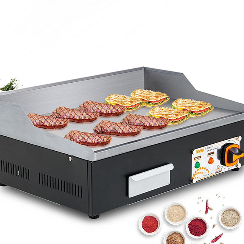 Commercial Kitchen Grill - Commerciële Teppanyaki Grill Elektrische roestvrijstalen grote