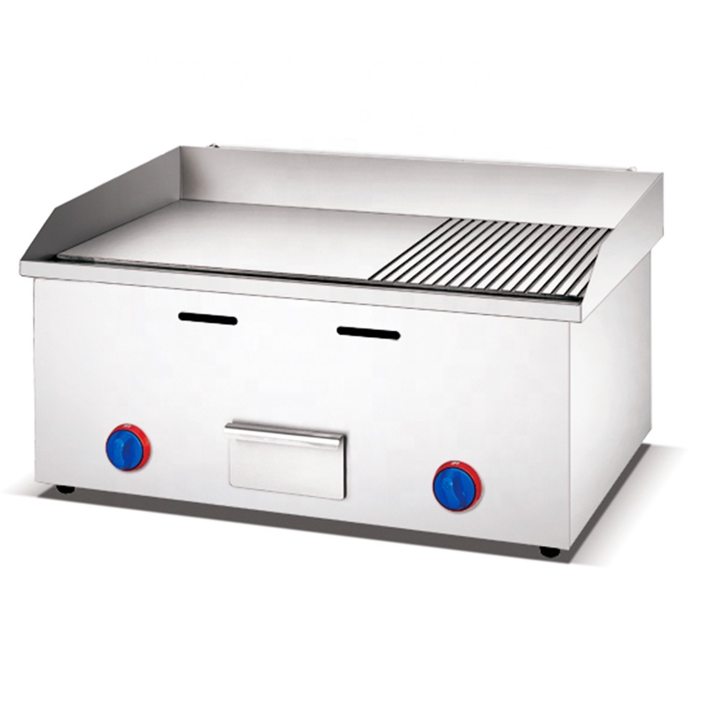 Electric Griddle Flat Top - Commerciële keuken roestvrijstalen grote vlakke apparatuurtafel