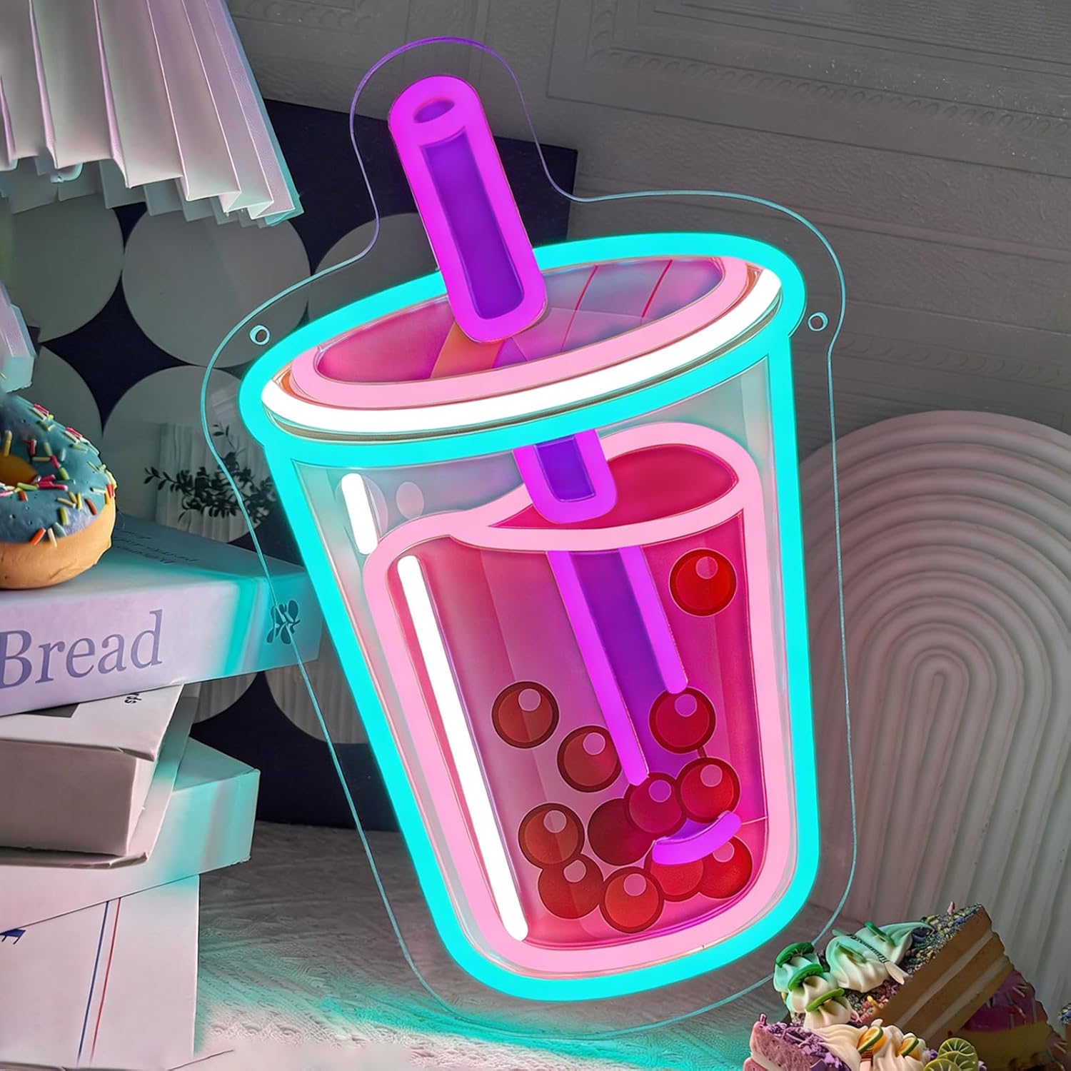 Commercial Kitchen Light - Bubble Tea Neon Sign USB-aangedreven dimbaar