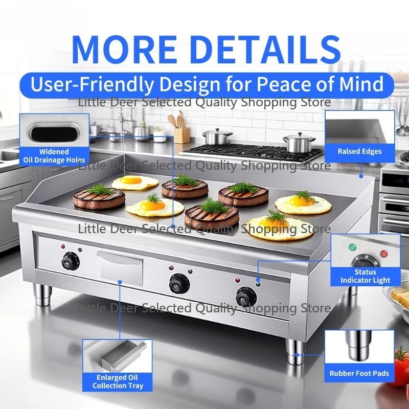 16 mm commerciële restaurantke - Electric Griddle Flat Top recensie en prijs