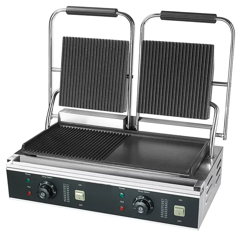 Commerciële dubbele panini con - Commercial Kitchen Grill recensie en prijs