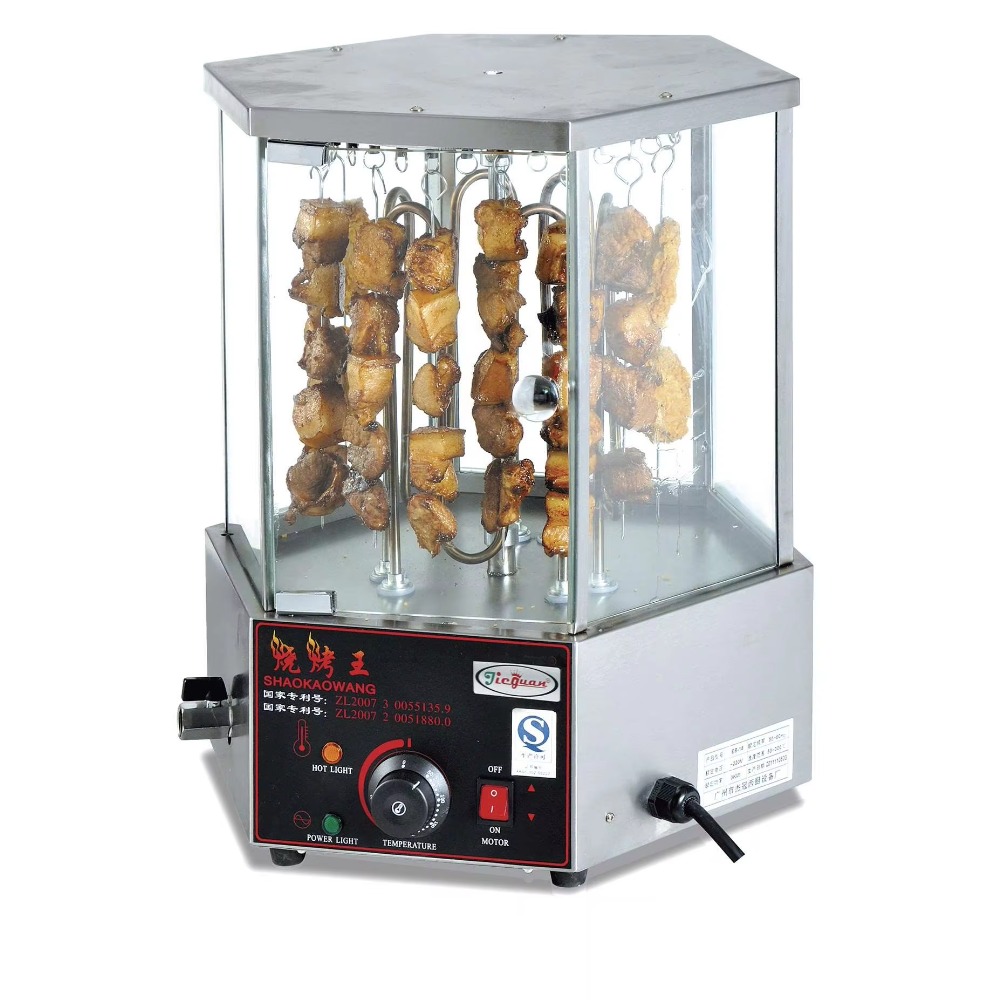 Draaibare maïs- en kebabgrillm - Commercial Kitchen Grill recensie en prijs
