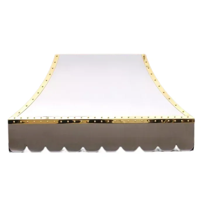 Afzuigkap van geborsteld roest - Commercial Kitchen Hood Design recensie en prijs