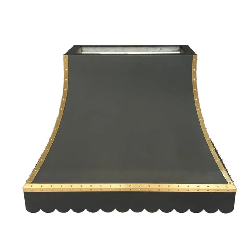 Afzuigkap van geborsteld roest - Commercial Kitchen Hood Design recensie en prijs