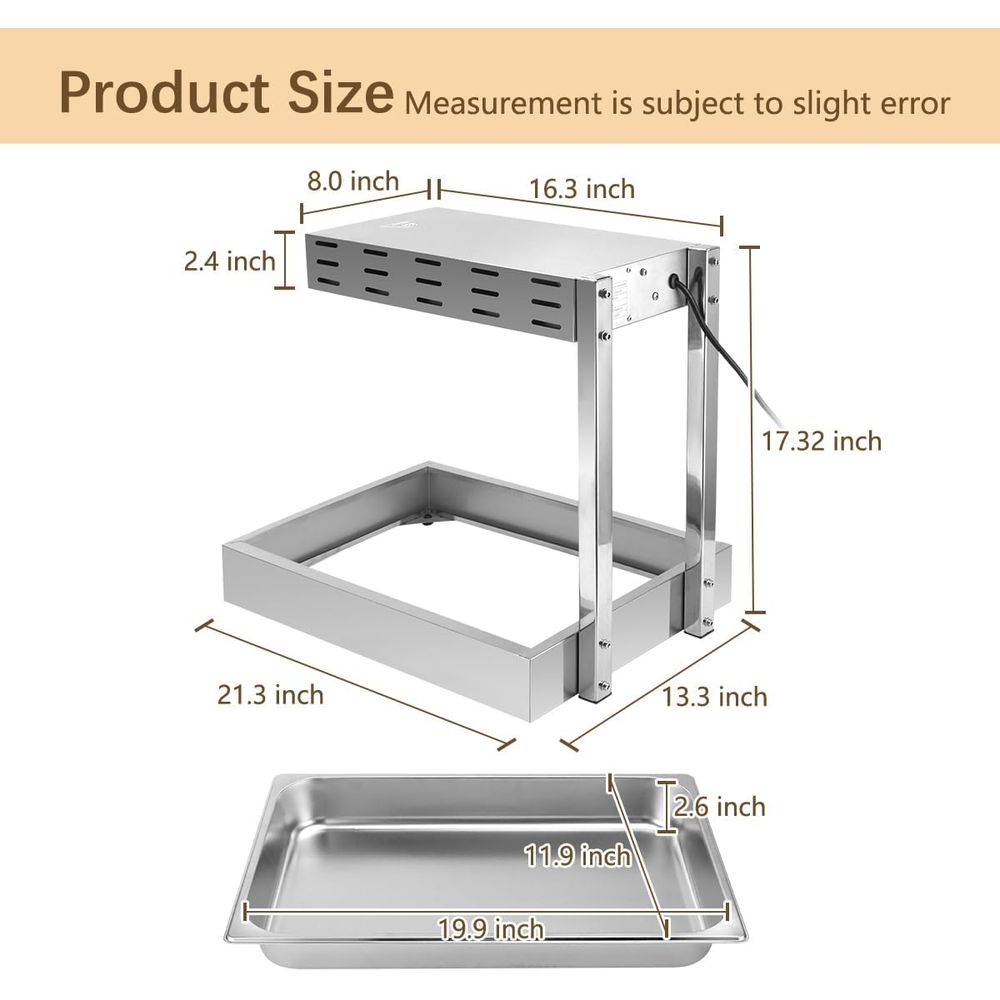 Frietenverwarmer, commerciële  - Commercial Kitchen Lighting recensie en prijs