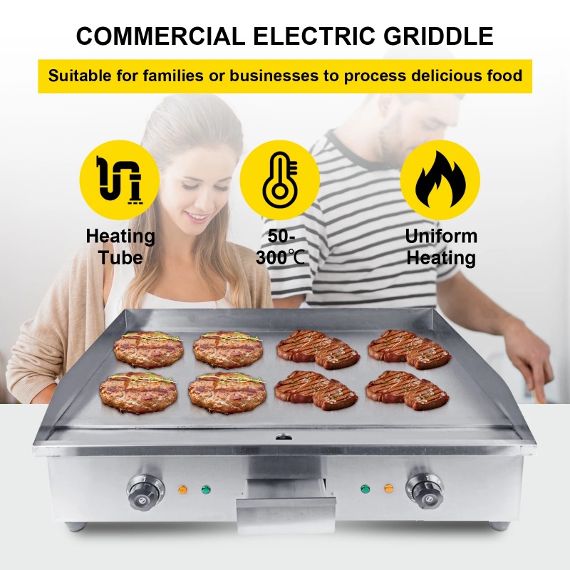 Nieuw product Commerciële elek - Electric Griddle Flat Top recensie en prijs