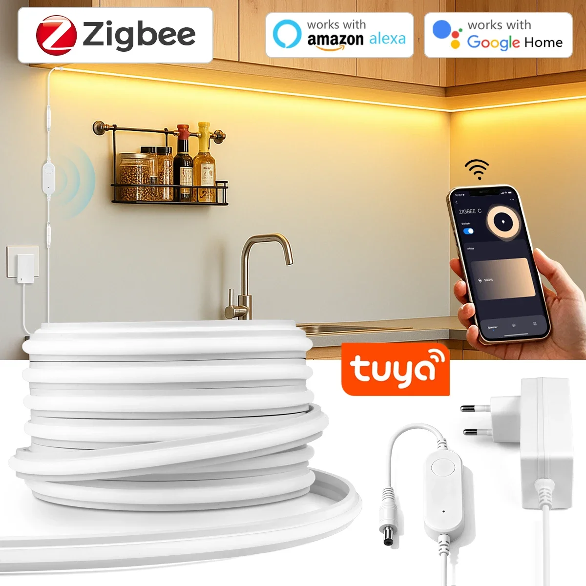 Zigbee 3.0 24V Neon LED Strip  - Commercial Kitchen Lighting recensie en prijs