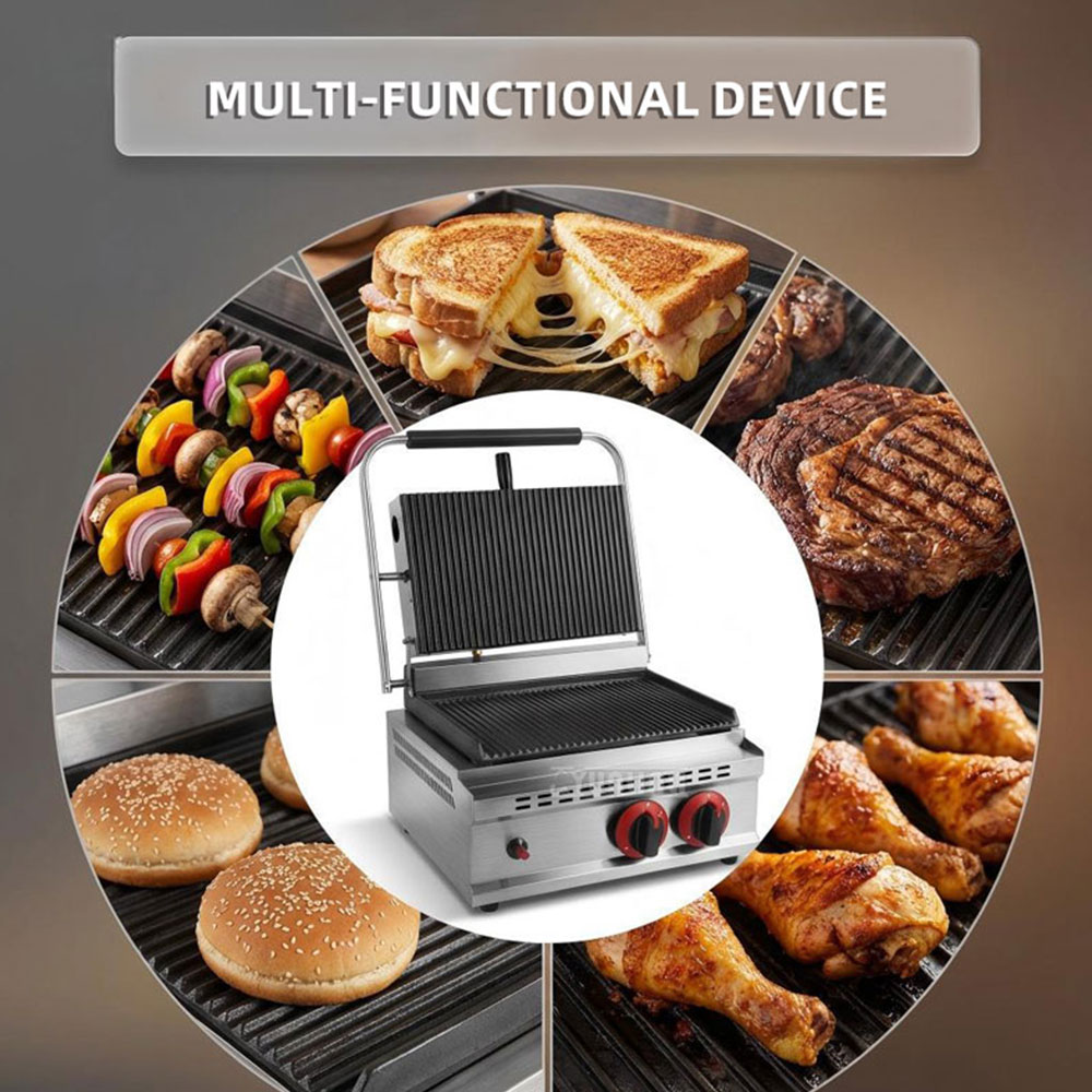 GH-812 Gasdrukplaat Grill Stea - Commercial Kitchen Grill recensie en prijs