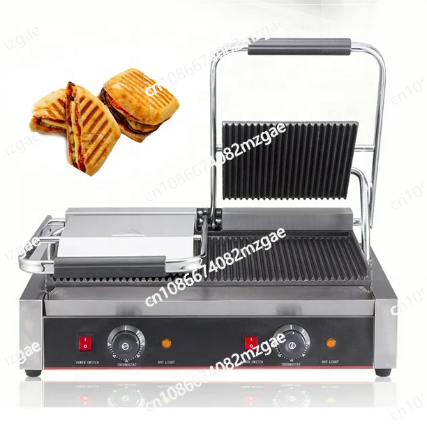 Commerciële elektrische panini - Commercial Kitchen Grill recensie en prijs